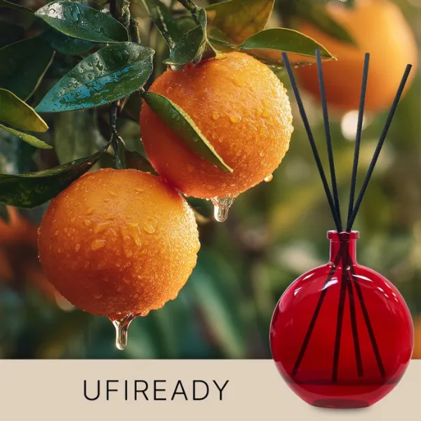 Bergamote & Juicy Orange - geurstokjes vloeistof - UFI Ready (Tester - 100 ml)